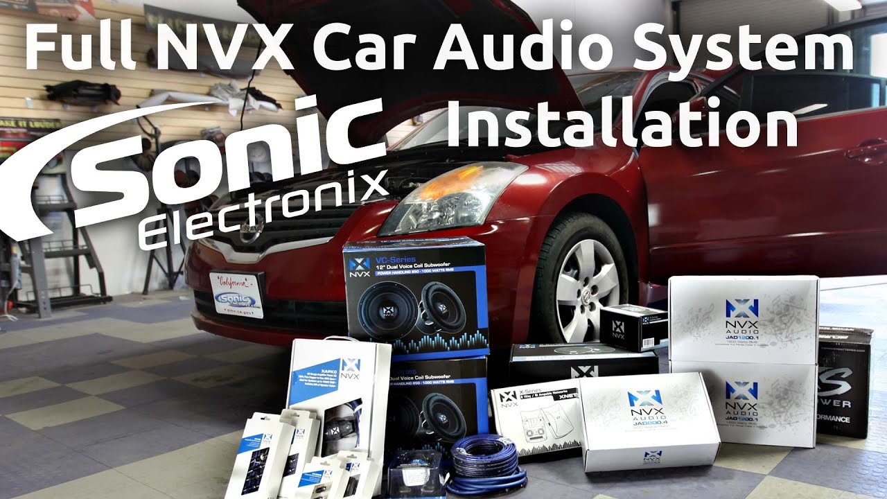 Установка автозвука — Nissan Altima 2008, полная система NVX — динамики, сабвуферы и многое другое