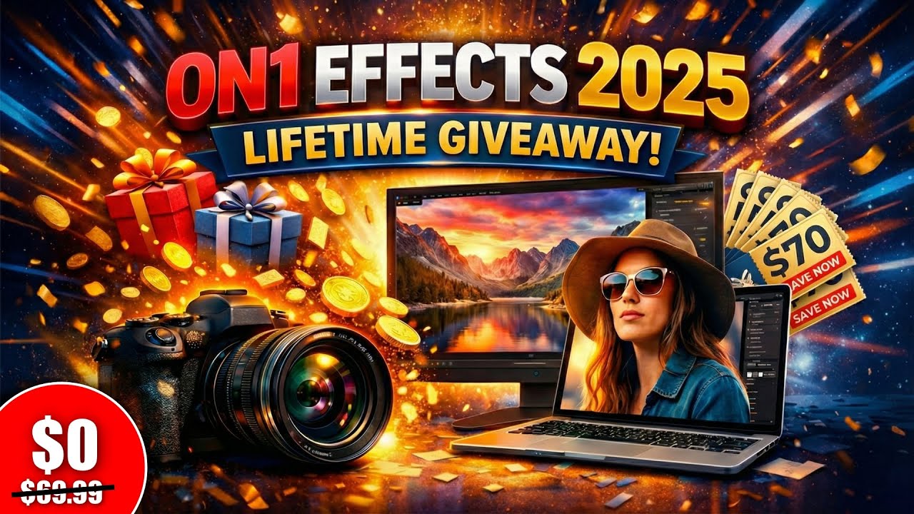Не покупайте Lightroom | Получите ON1 Effects 2025 бесплатно на всю жизнь: полное руководство | О...