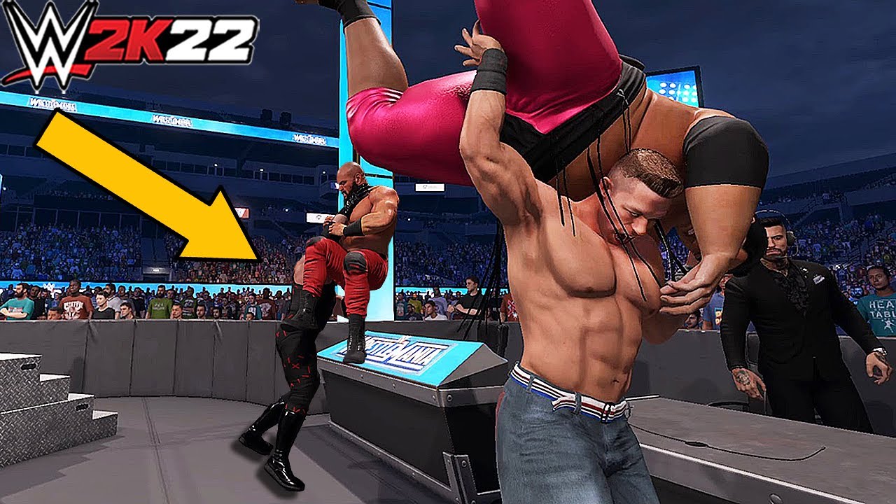 50 Best Announce Table Finishers! - WWE 2K22