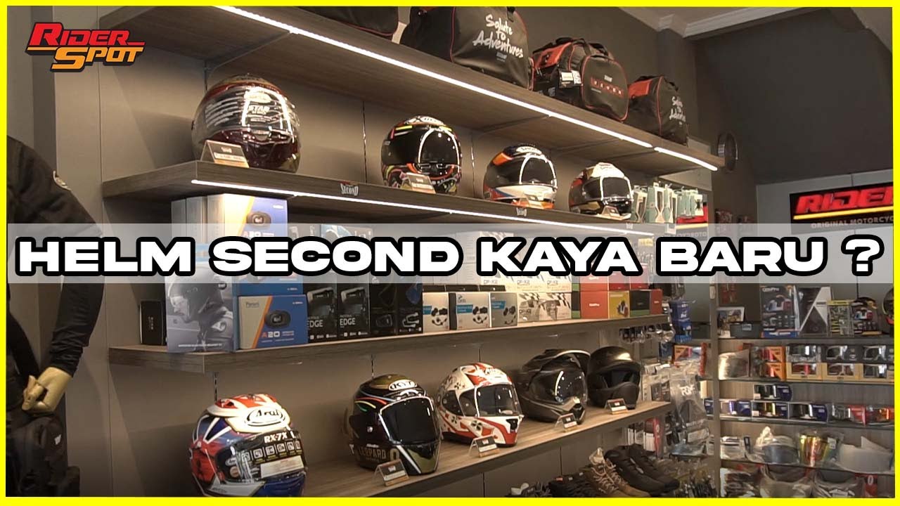 YUK BELANJA HELM SECOND BERKUALITAS DI RIDERSPOT!