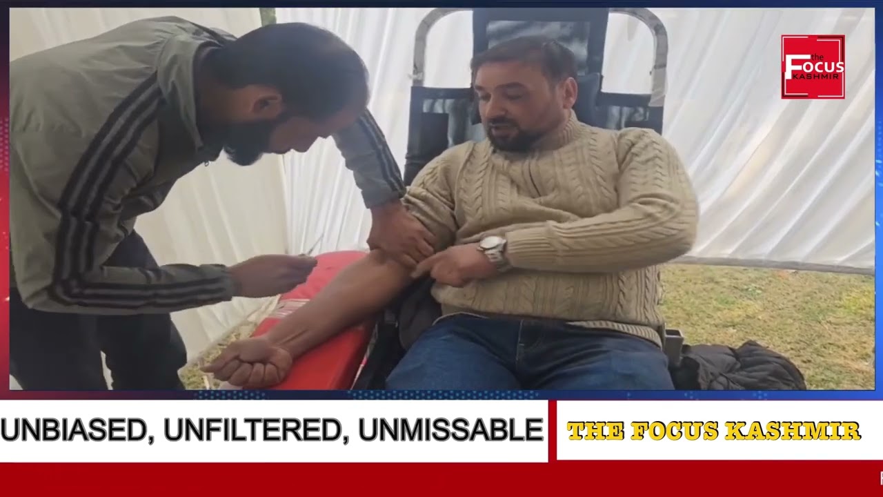 SMC and GMC Srinagar Organize Blood Donation Camp at SMC Headquarters