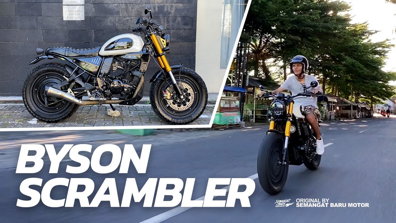 🔥 Siap LEBARAN modifikasi YAMAHA BYSON SCRAMBLER buat mudik !!!