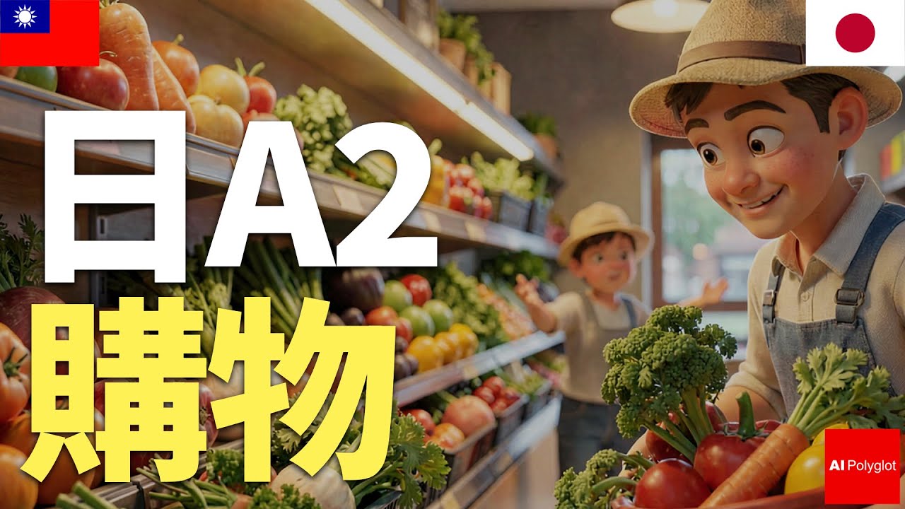 日A2購物 | 聽力練習 | 含平假名 | 學習日語