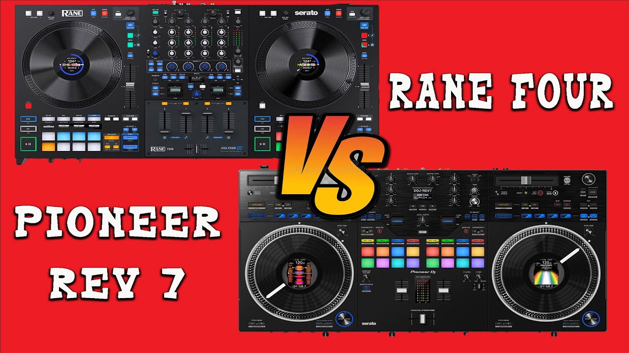 RANE FOUR VS PIONEER REV 7! WHO'S THE KING SERATO CONTROLLER 2023?