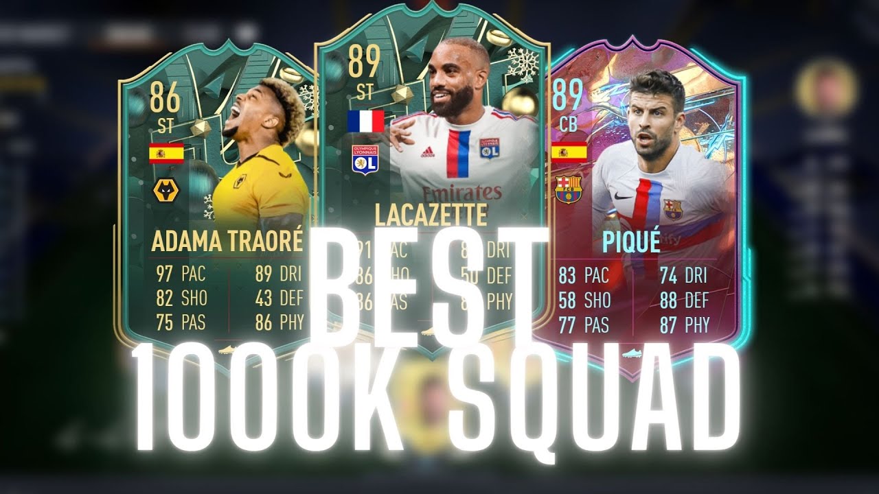INSANE 1 MILLION COIN SQUAD BUILDER on FIFA 23 !!!