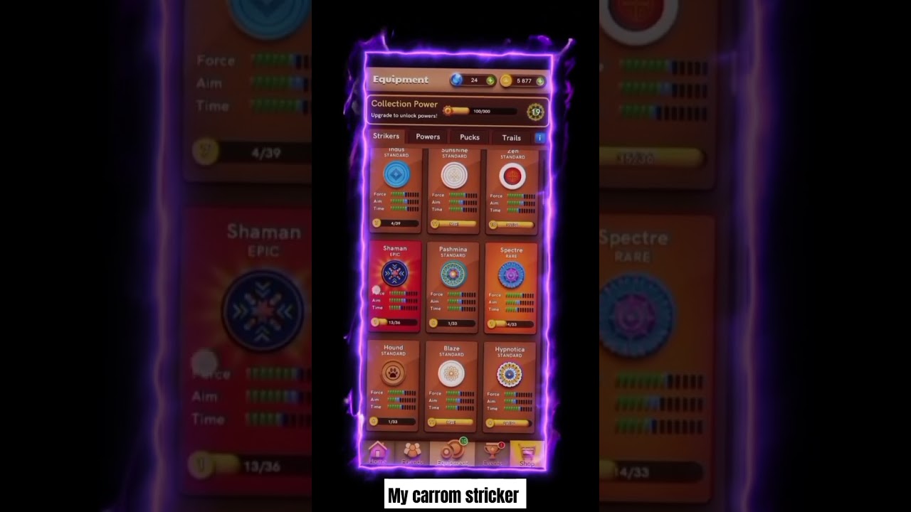 my carrom stricker 🔥| #shortfeed #carromdiscpool #strikerate #shortvideo