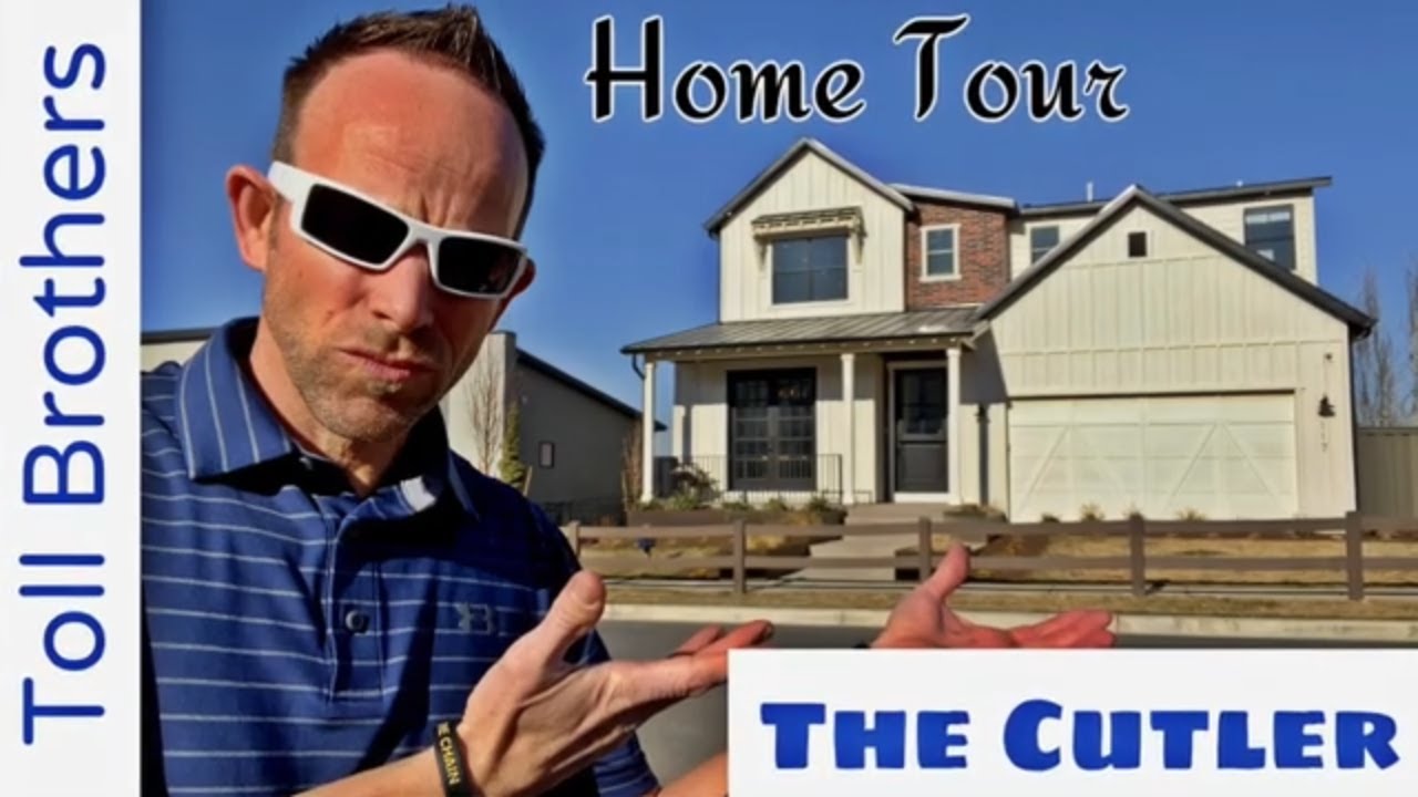 Home Tour - CUTLER Model Farmhouse TOLL BROTHERS - Salt Lake City UTAH - 4768 sq.ft. 4 bed 3.5 bath