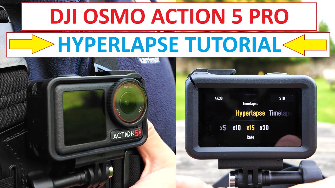 DJI OSMO ACTION 5 PRO - HYPERLAPSE TUTORIAL WALKTHROUGH