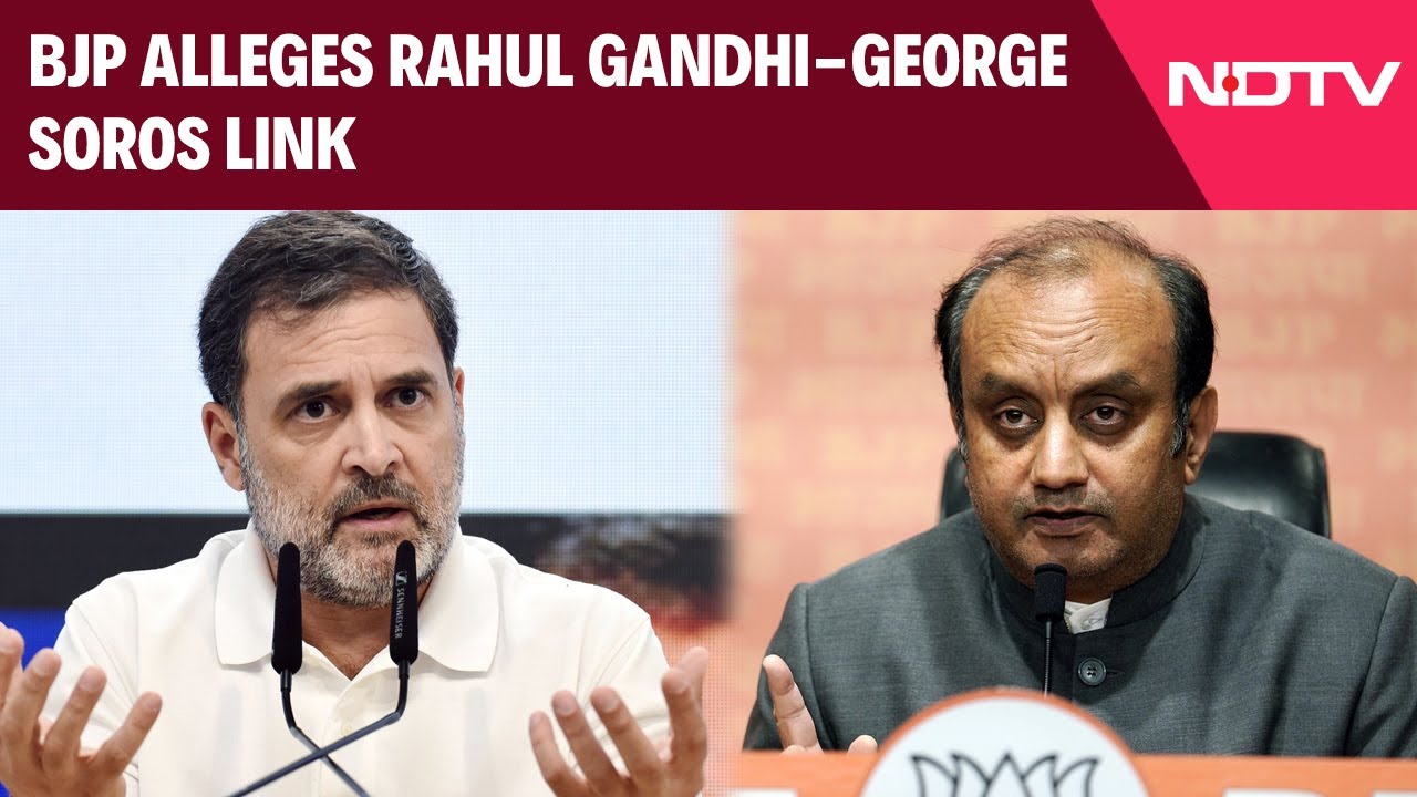 Rahul Gandhi | BJP Alleges Rahul Gandhi-George Soros Link
