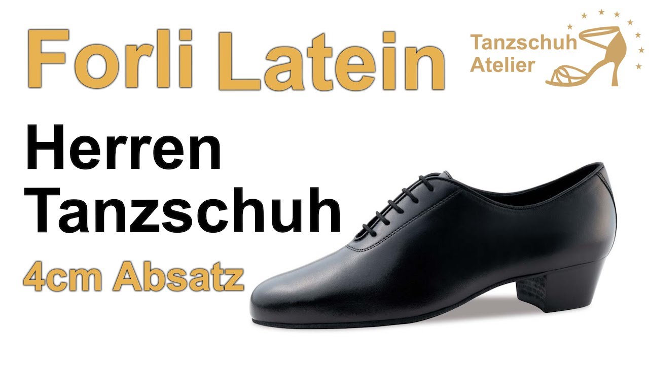 Forli Latein Herrentanzschuh mit 4 cm Absatz