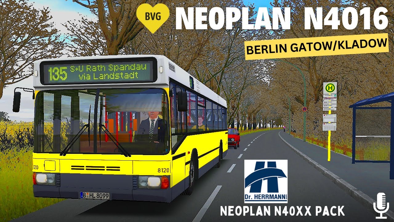 OMSI 2 [60 FPS] - NEOPLAN N4016 🚌 auf BVG-Linie 135! - Let's Play Omsi 2 [#910]