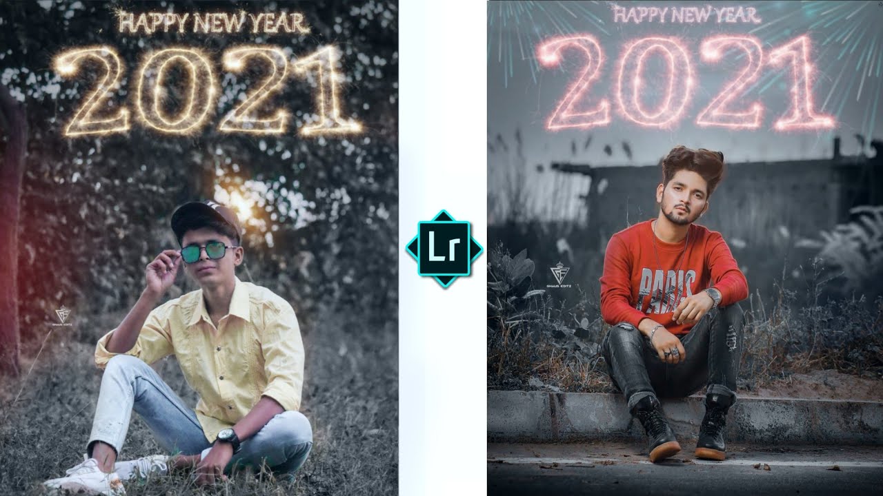 PicsArt - Happy New Year Photo Editing 2021 || Picsart Editing - Lightroom Editing || Ghaus Editz