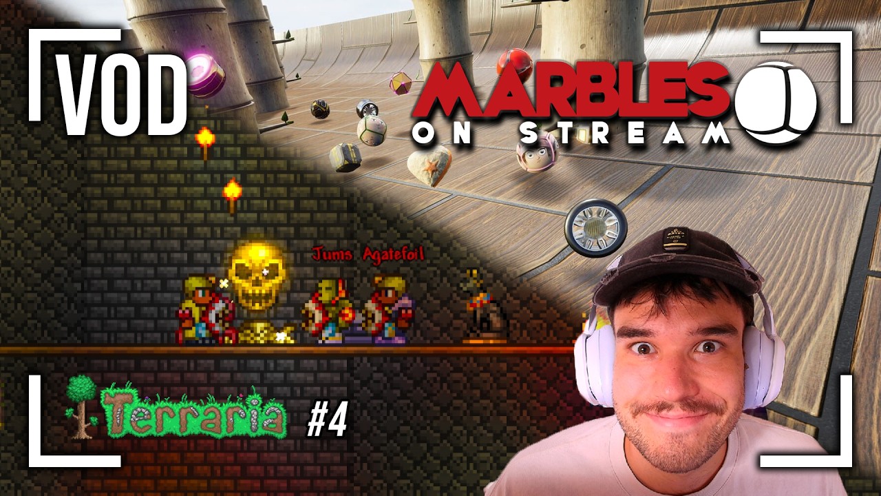 LEGENDARY DIFFICULTY Exploring the Dungeon | Terraria #4 | Marbles on Stream | IntensityAUS