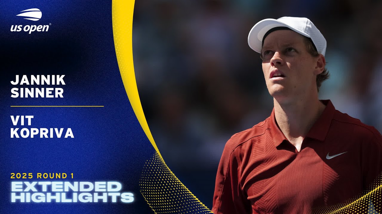 Jannik Sinner vs. Vit Kopriva Extended Highlights | 2025 US Open Round 1