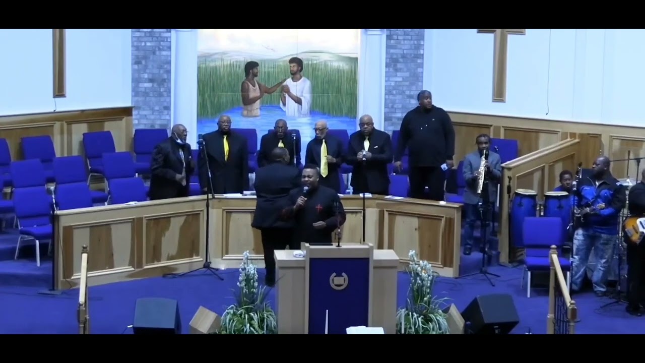 Pastor -Jeffrey Brown jr..w/ THE ST.LUKE MALE CHORUS