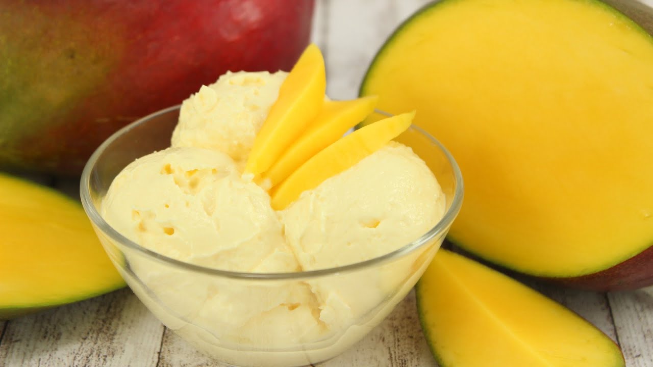 Mango-Eis OHNE Eismaschine- super cremig & lecker  :)