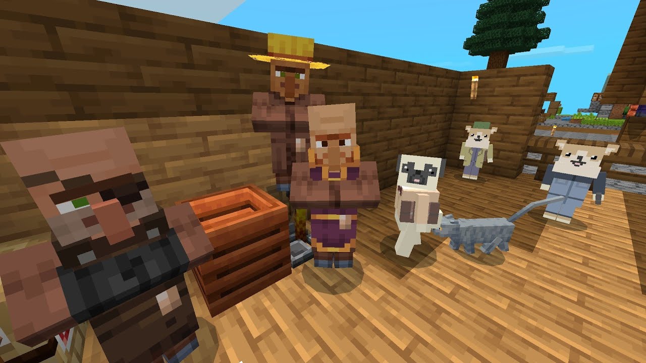 Minecraft skyblock (episode 5) trading and reveal mod