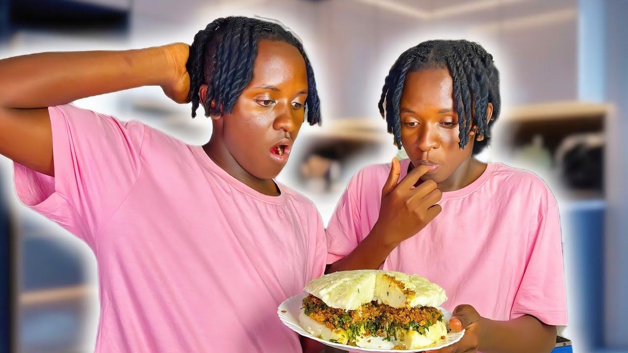 WE COOKED UGALI CAKE!!!! 