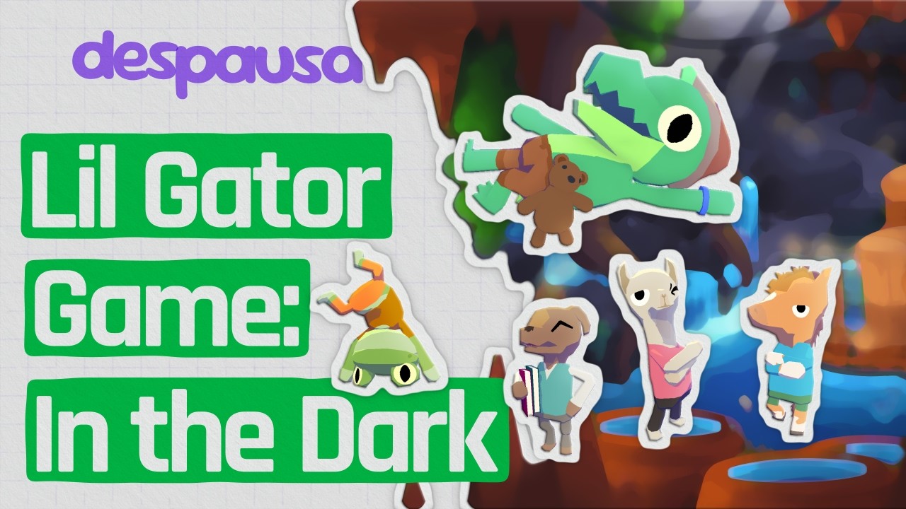 Lil Gator Game: In the Dark - Entrada na caverna e nova área