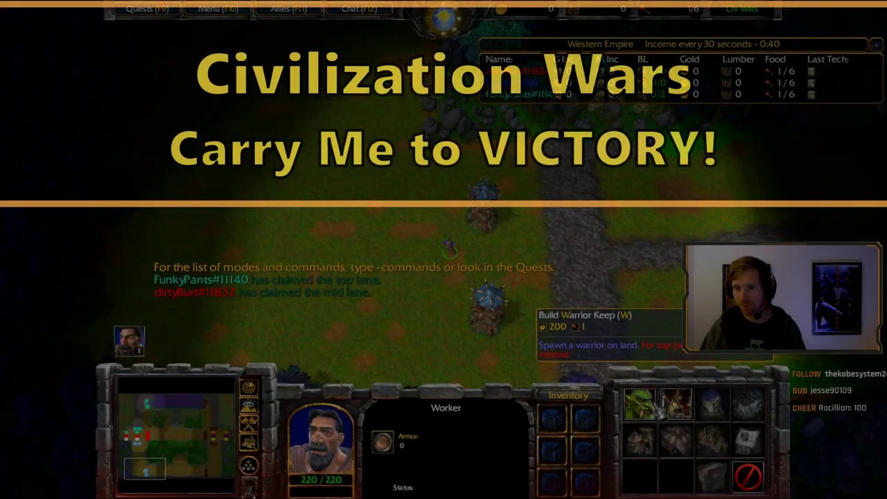 WC3 Reforged: Civilization Wars | Carry Me to Victory!