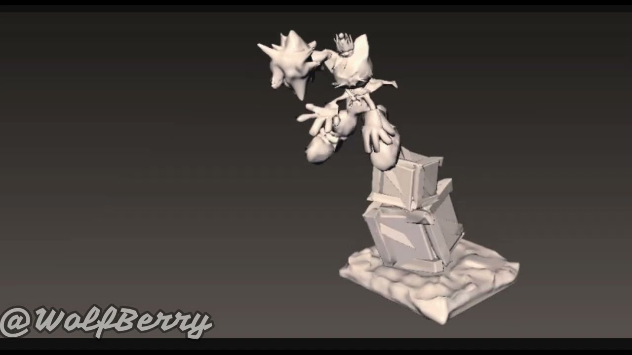 Games Artist Cait Sith 3Dgedruckt #3Dwerk #3D #FFVII #GamesArt #FFViiRebirth #CaitSith #FinalFantasy