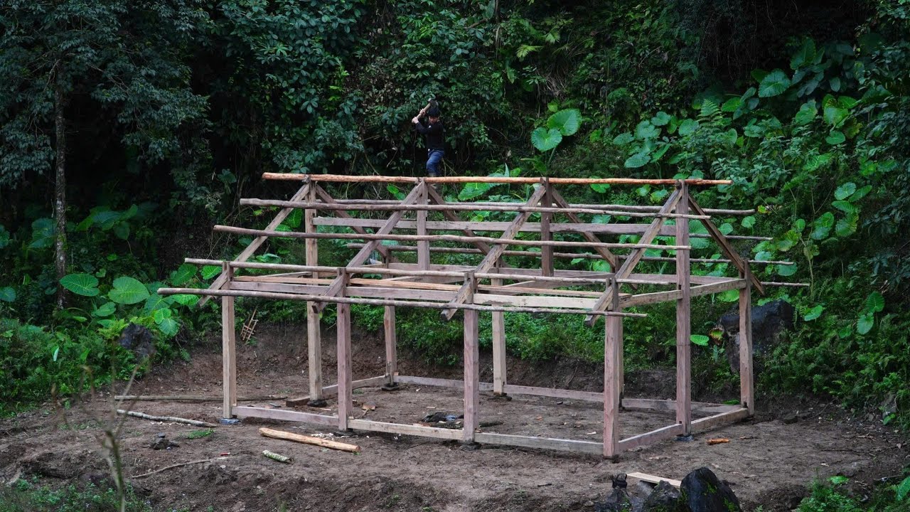 Leaving the city. Building a wooden house. An entrepreneurial journey in the countryside.