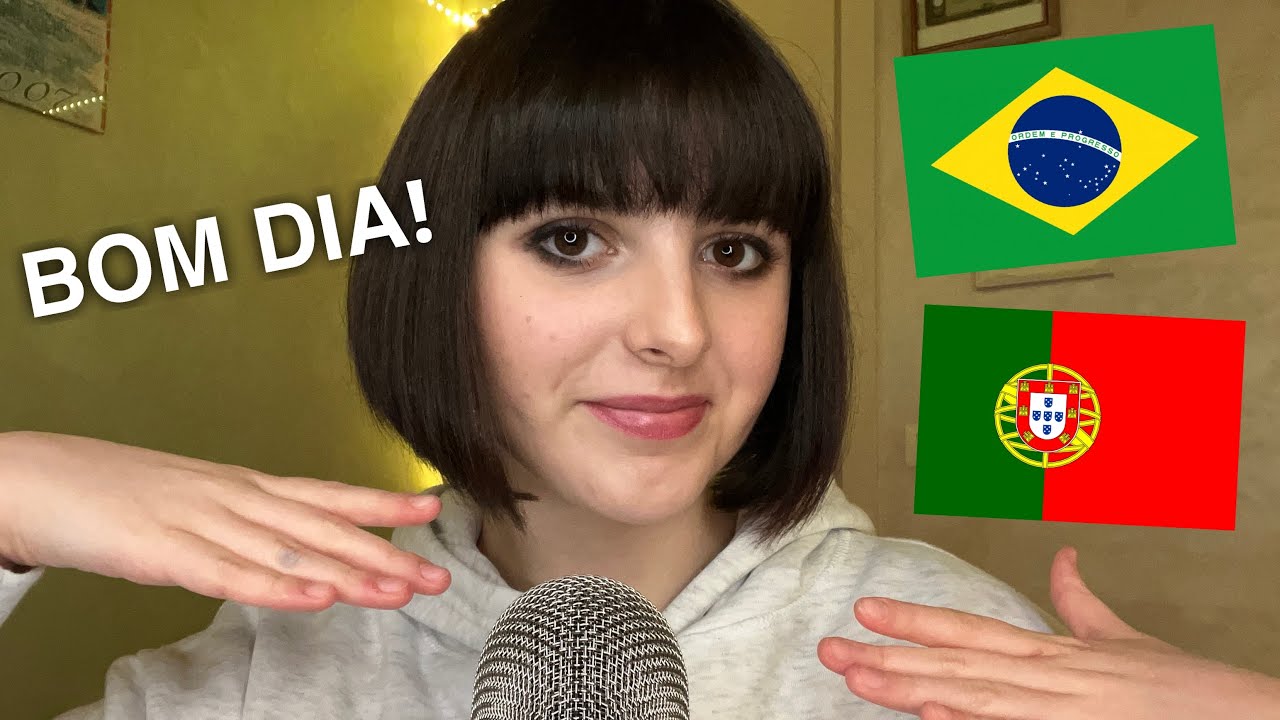 ASMR Teaching You Basic Portuguese 🇵🇹/🇧🇷