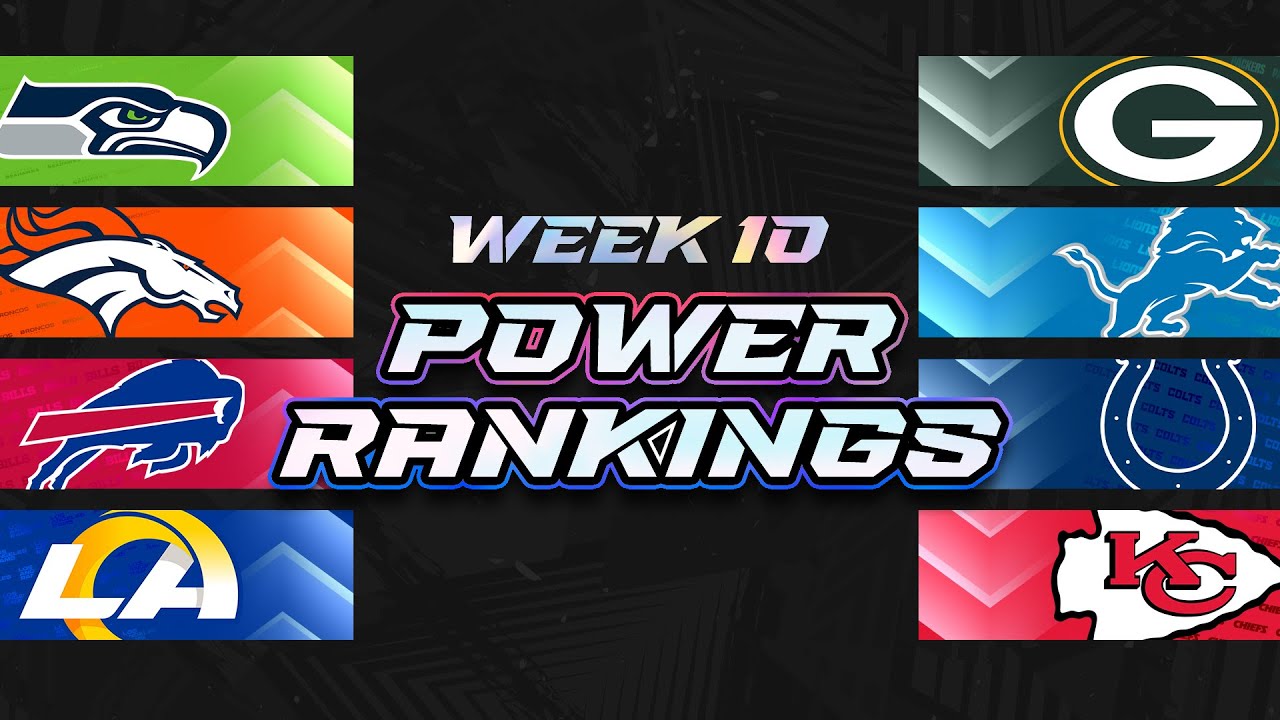 NFL Week 10 Power Rankings