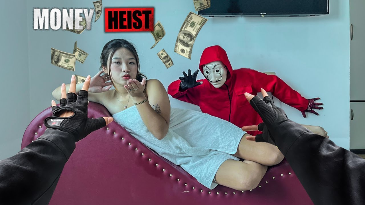 Parkour MONEY HEIST vs CRAZY POLICE GIRL | ESCAPE from BAD GUYS, POLICE Can't SURVIVE - 1 Hour | POV