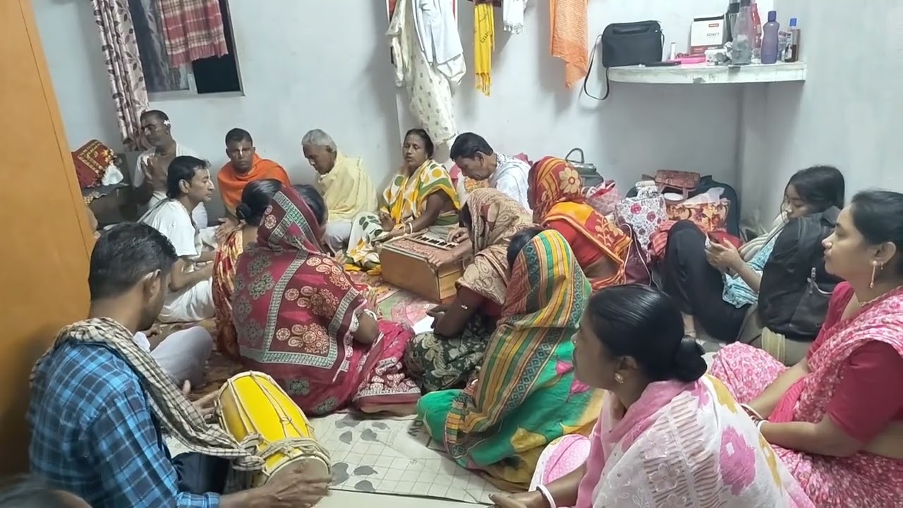 Biswas house kirtan normal bathak kirtan