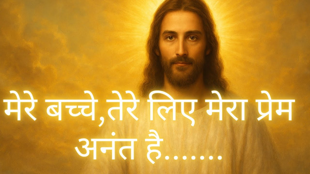 Jesus Says: मेरे बच्चे, तेरे लिए मेरा प्रेम अनंत है | Motivational & Inspirational Hindi Message