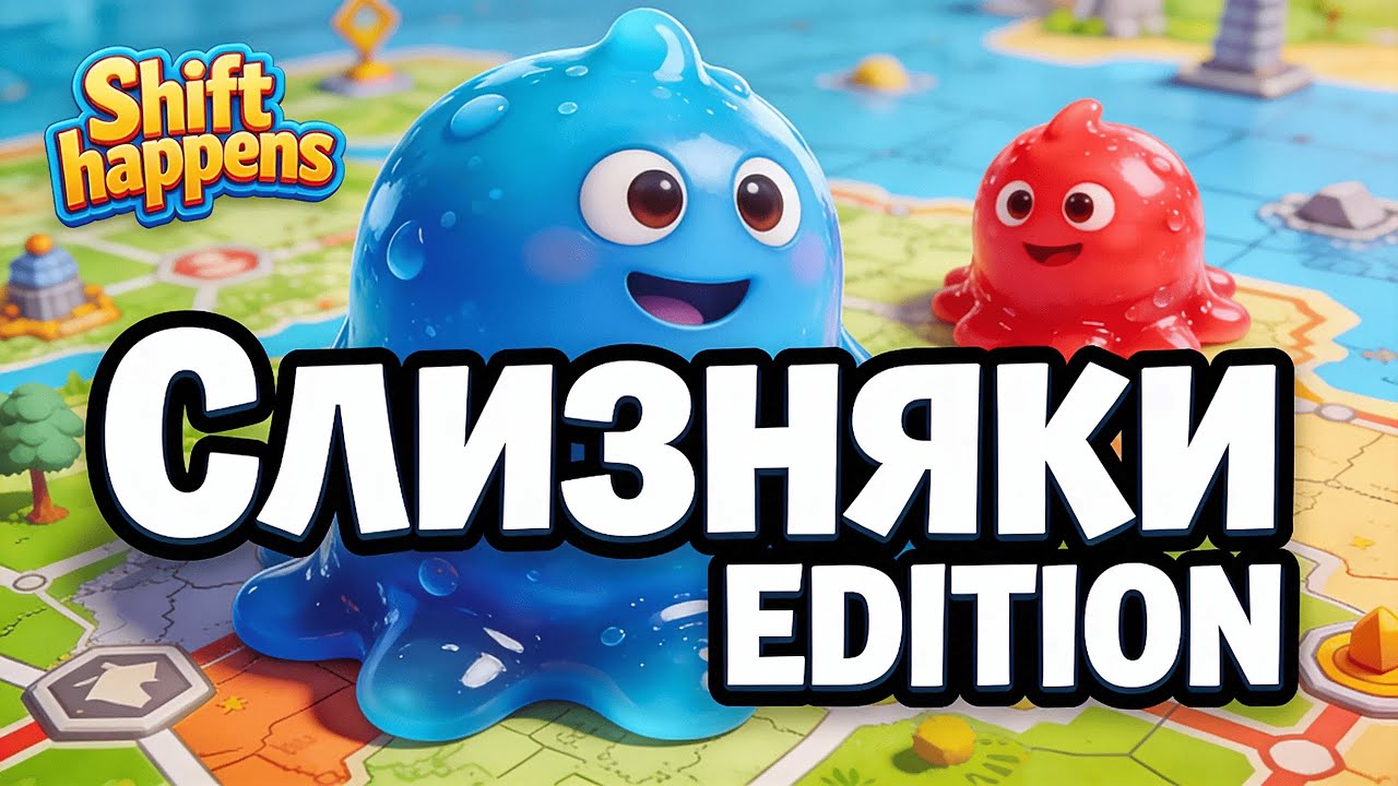Мы теперь СЛИЗНЯКИ | Играем в Shift happens