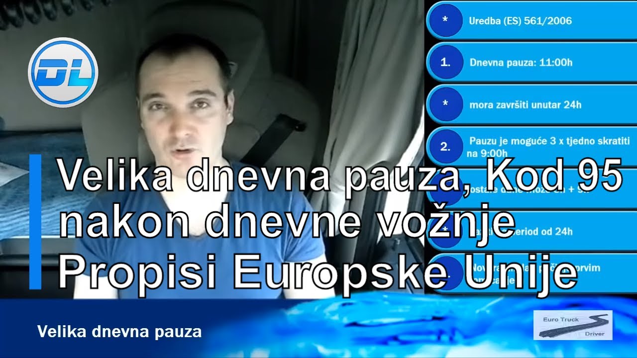 Velika dnevna pauza Propisi EU