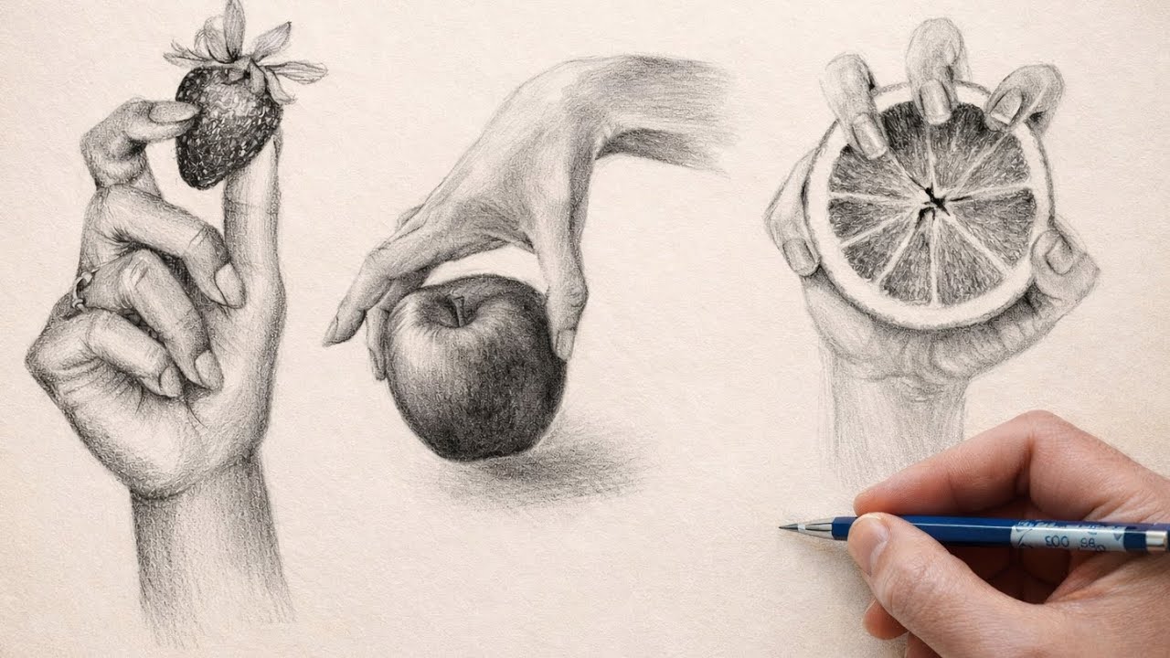 Realistic Hand Drawing Made Easy | 3 Anatomy Methods