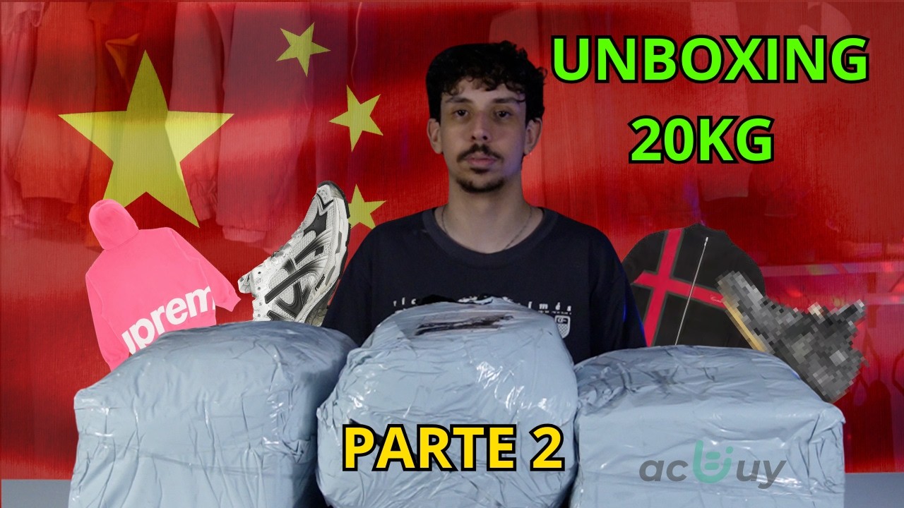 EU COMPREI 20KG DE ROUPAS DE CHINA, PARTE 2 (JORDAN, BALENCIAGA & MUITO MAIS!!!!)