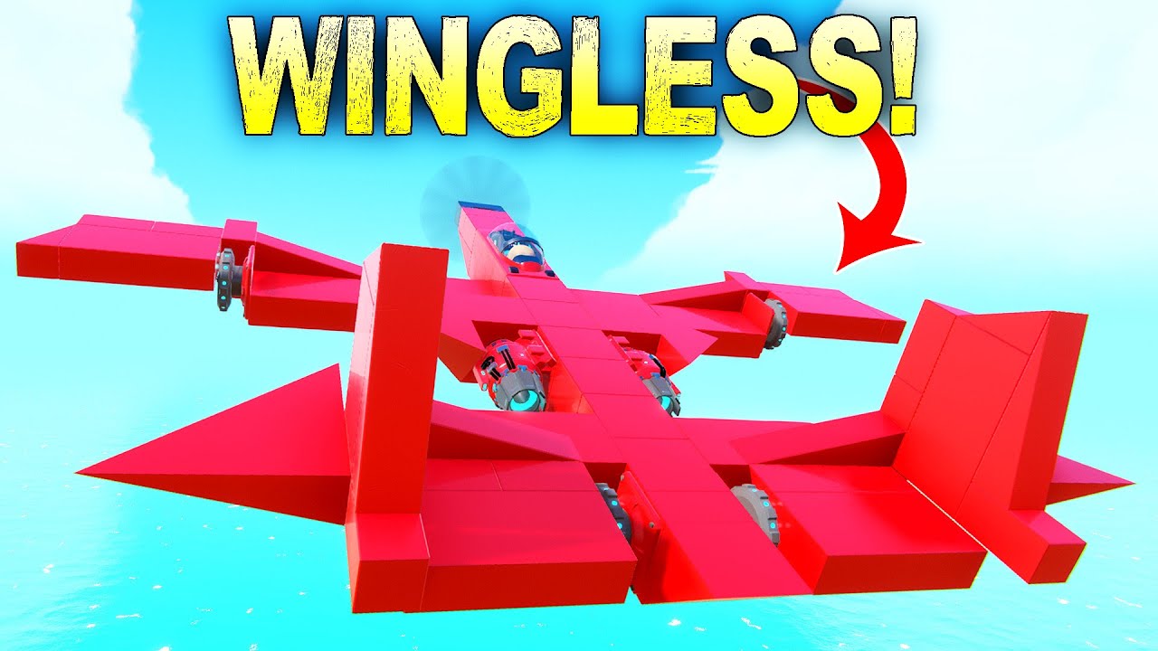 I Built a Plane with NO WING PARTS! Can It Fly Like a Real Plane? [Trailmakers]