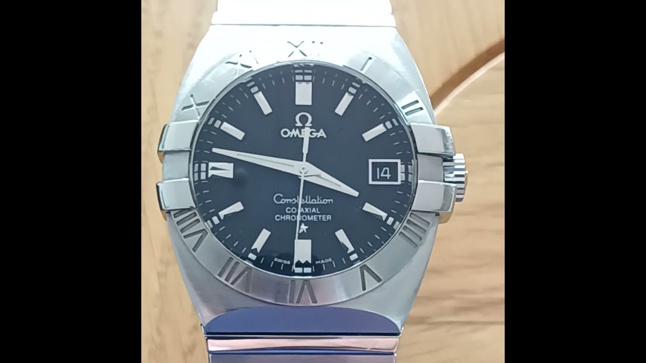 Omega Constellation Double Eagle Co-Axial Chronometer Automatic 10 ATM, Black Dial