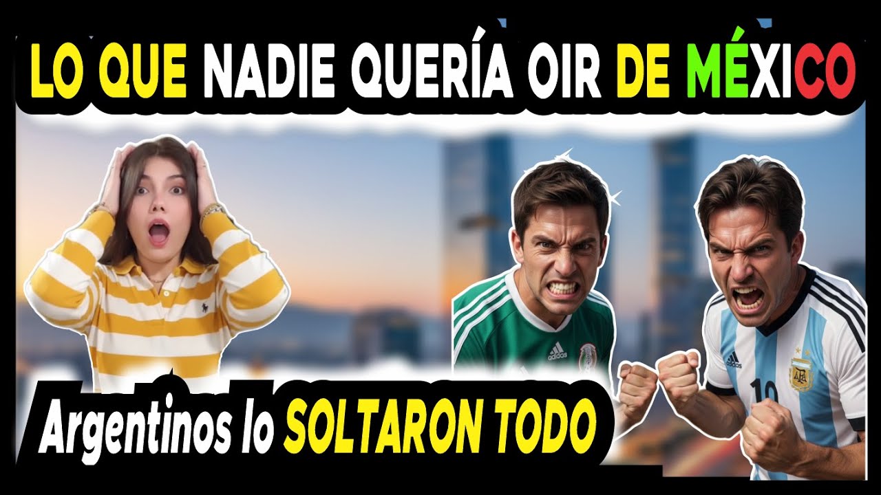 🤯 ARGENTINOS LO SOLTARON TODO, LO QUE DIJERON DE MÉXICO TE DEJARÁ ALUCINADO