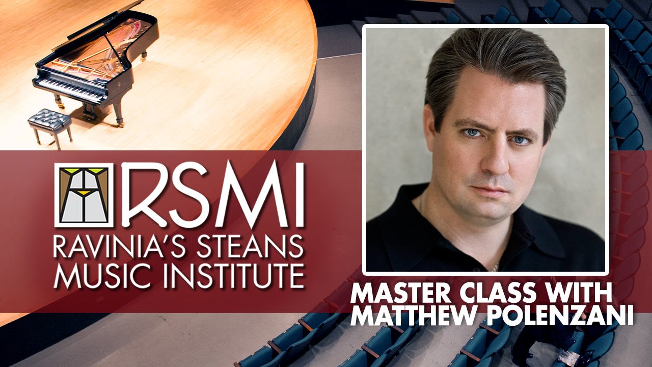 RSMI Master Class with Matthew Polenzani 2016