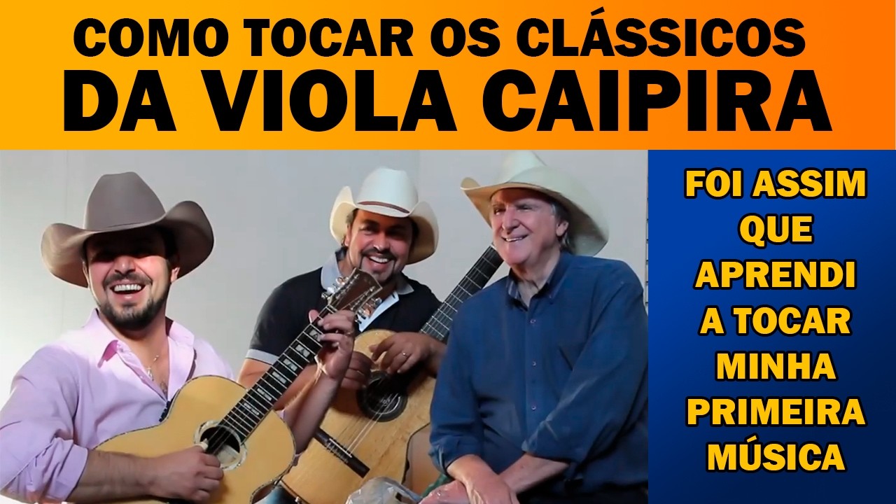 APRENDA VIOLA CAIPIRA TOCANDO. É mais fácil do que você imagina! Aula completa: música 