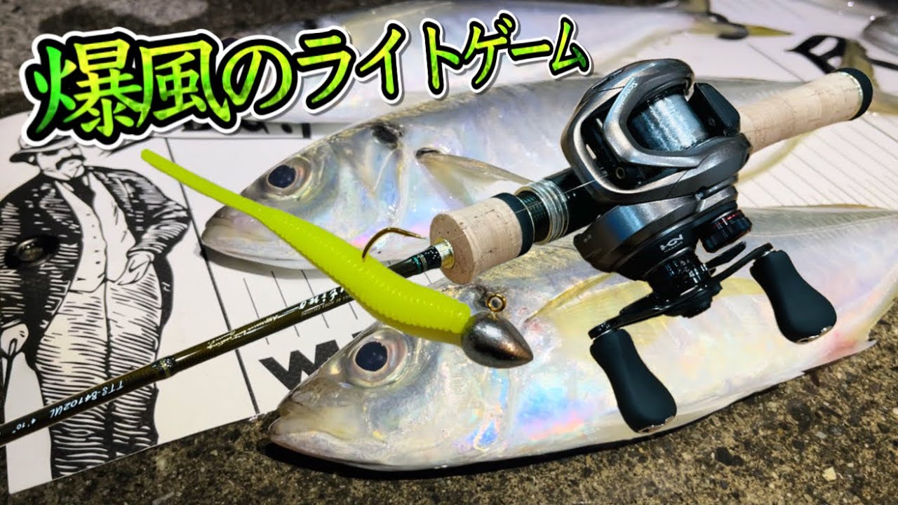 【ベイトフィネス】寒波襲来！トラウティーノで挑む爆風アジング＆ガシリング【アジング】