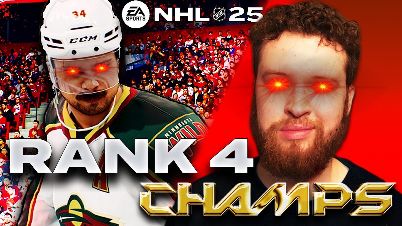 RANK 4 HUT CHAMPS RUN!! NHL 25