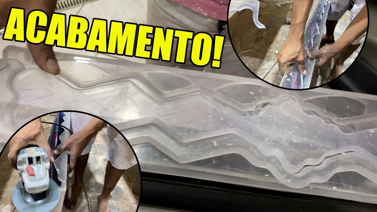 ENSINANDO A FAZER O ACABAMENTO DE CIMA DA PORTA EM ACRÍLICO DA S10