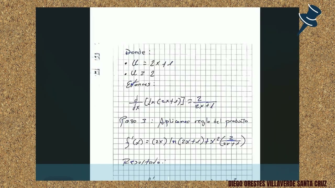 Tarea N.° 3: “Aplicaciones de la Derivada”