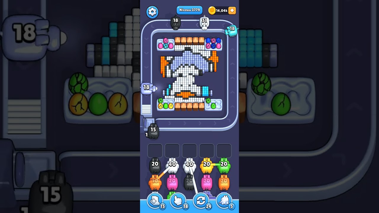 Pixel Flow Level 3779 - The one with the duck that fell 