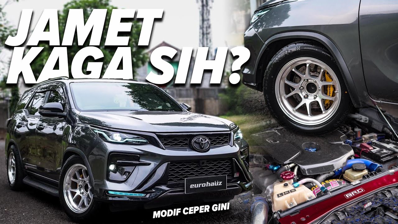 MODIF CEPER GINI JAMET KAGA SIH? - TOYOTA FORTUNER 2.8 ABU ABU