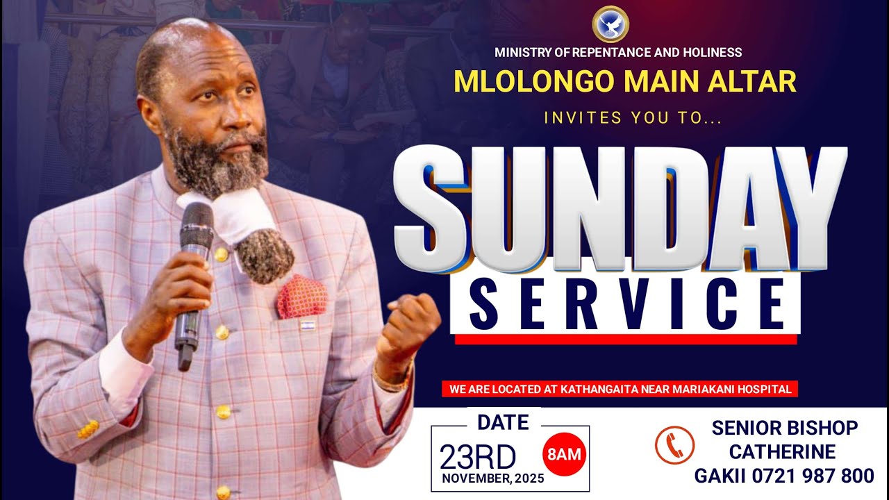 Mlolongo Main Altar Sunday Service 23rd November 2025