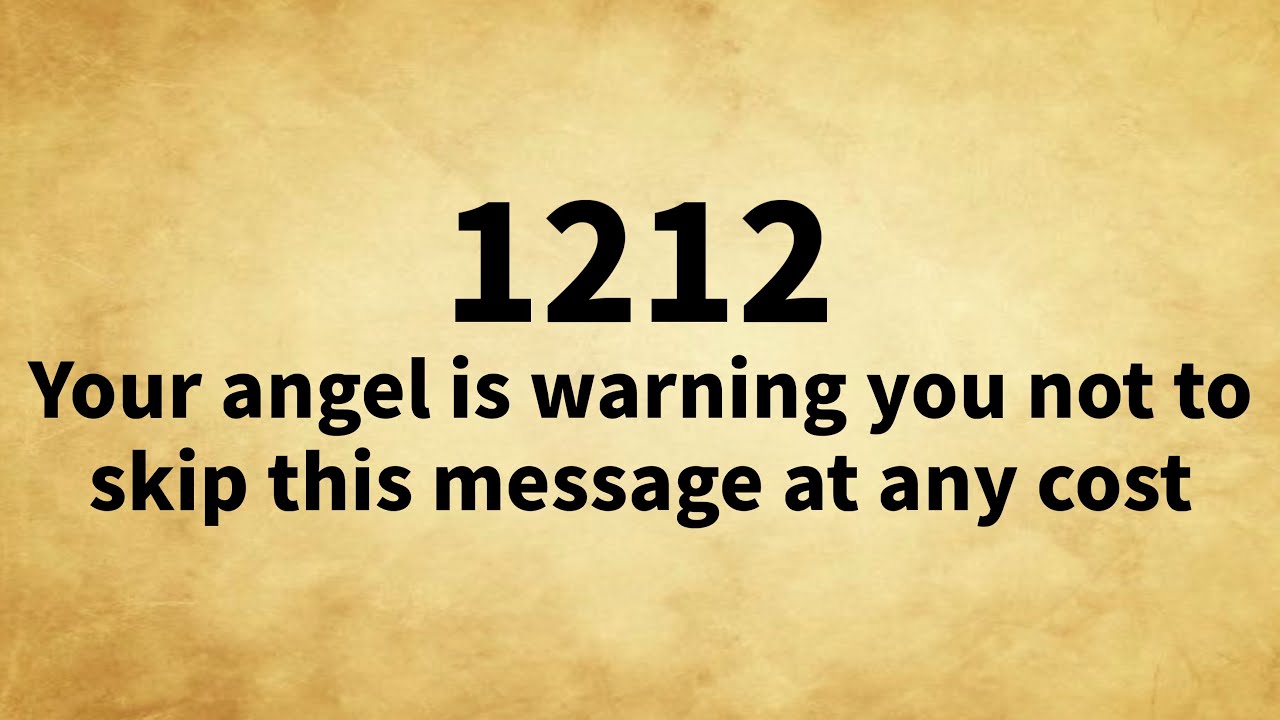 🧚1212🌈Your Angel Is Warning You Not To Skip This Message At Any Cost🦋