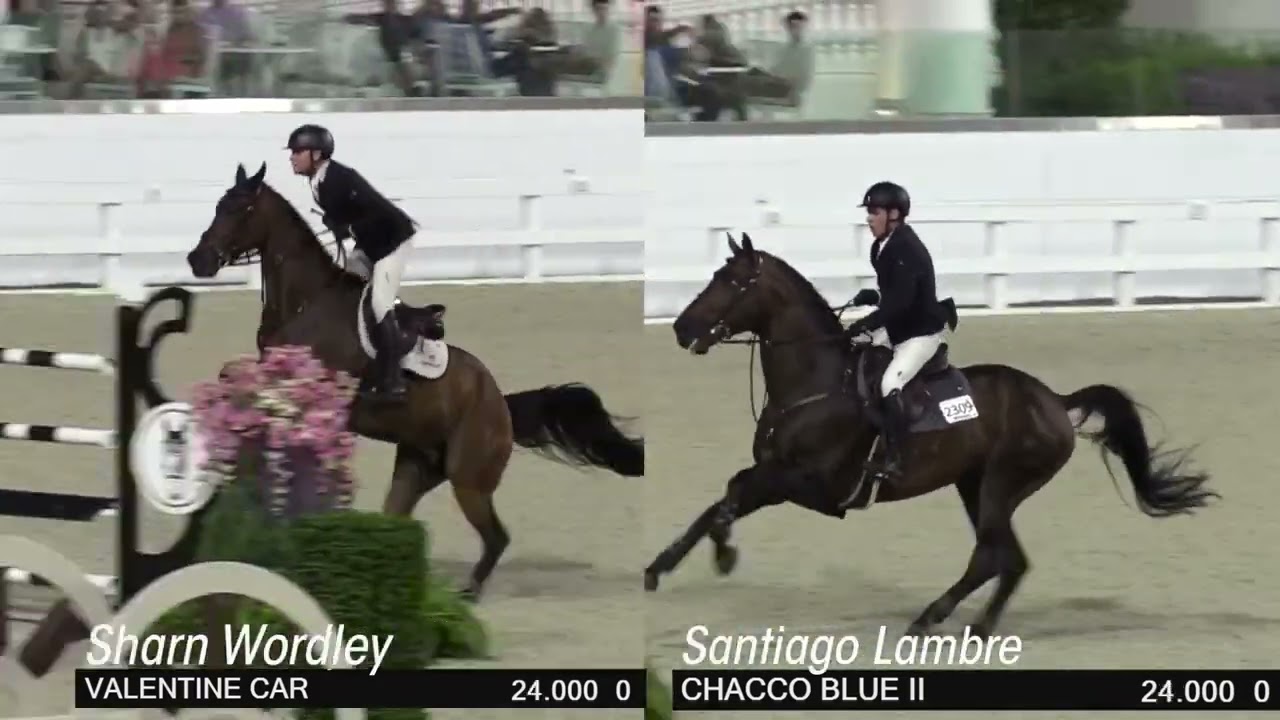 World Equestrian Center - Ocala's $100,000 Stella Artois Grand Prix Jump-Off | Split Screen