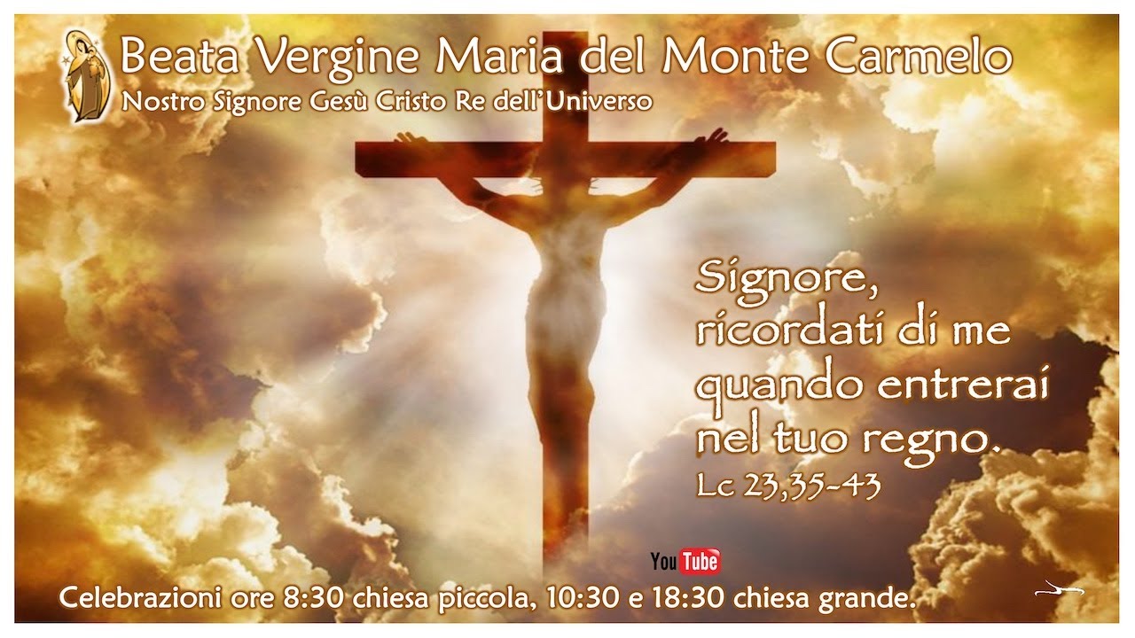 Nostro Signore Gesù Cristo Re dell'Universo